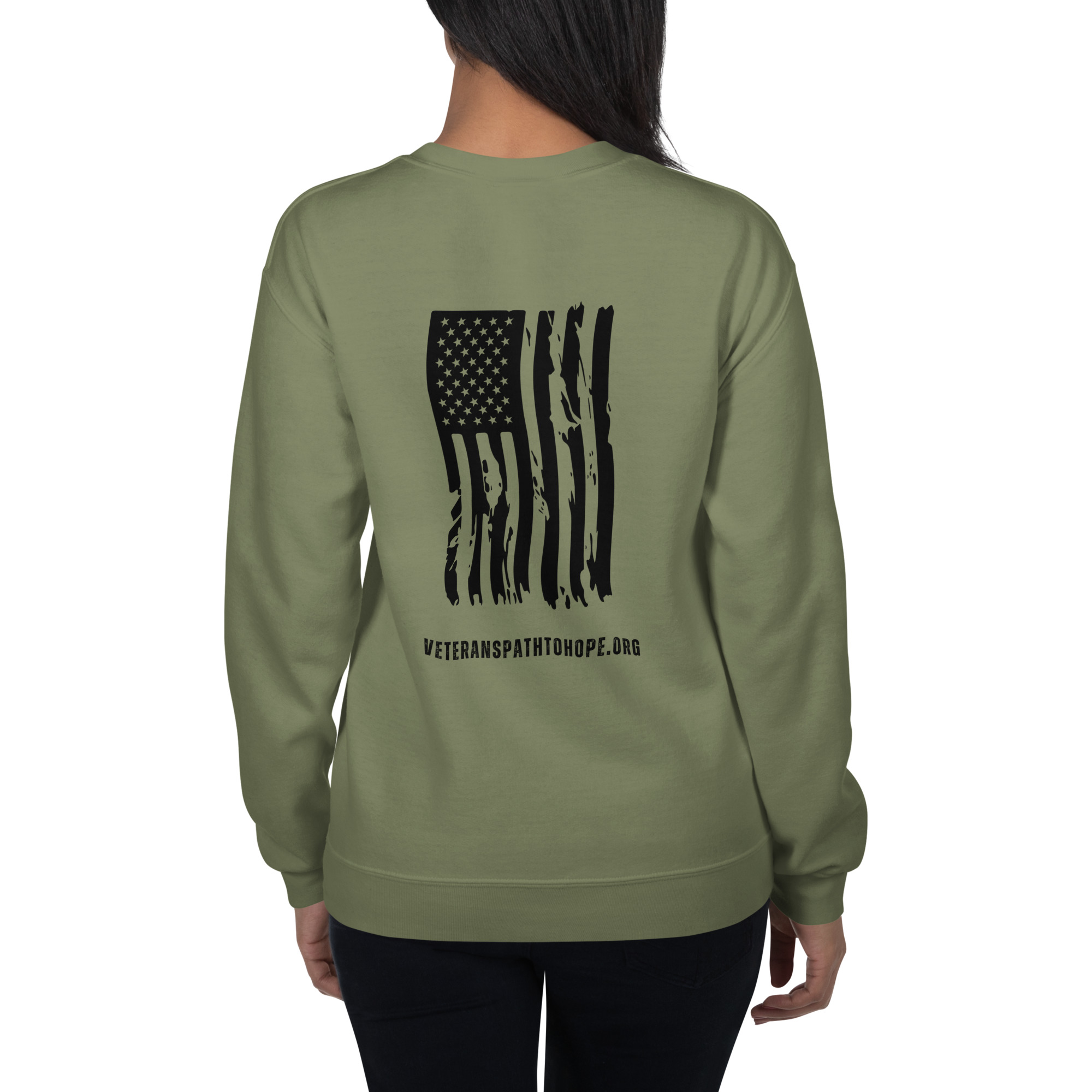 unisex-crew-neck-sweatshirt-military-green-back-693738f9cde84.jpg