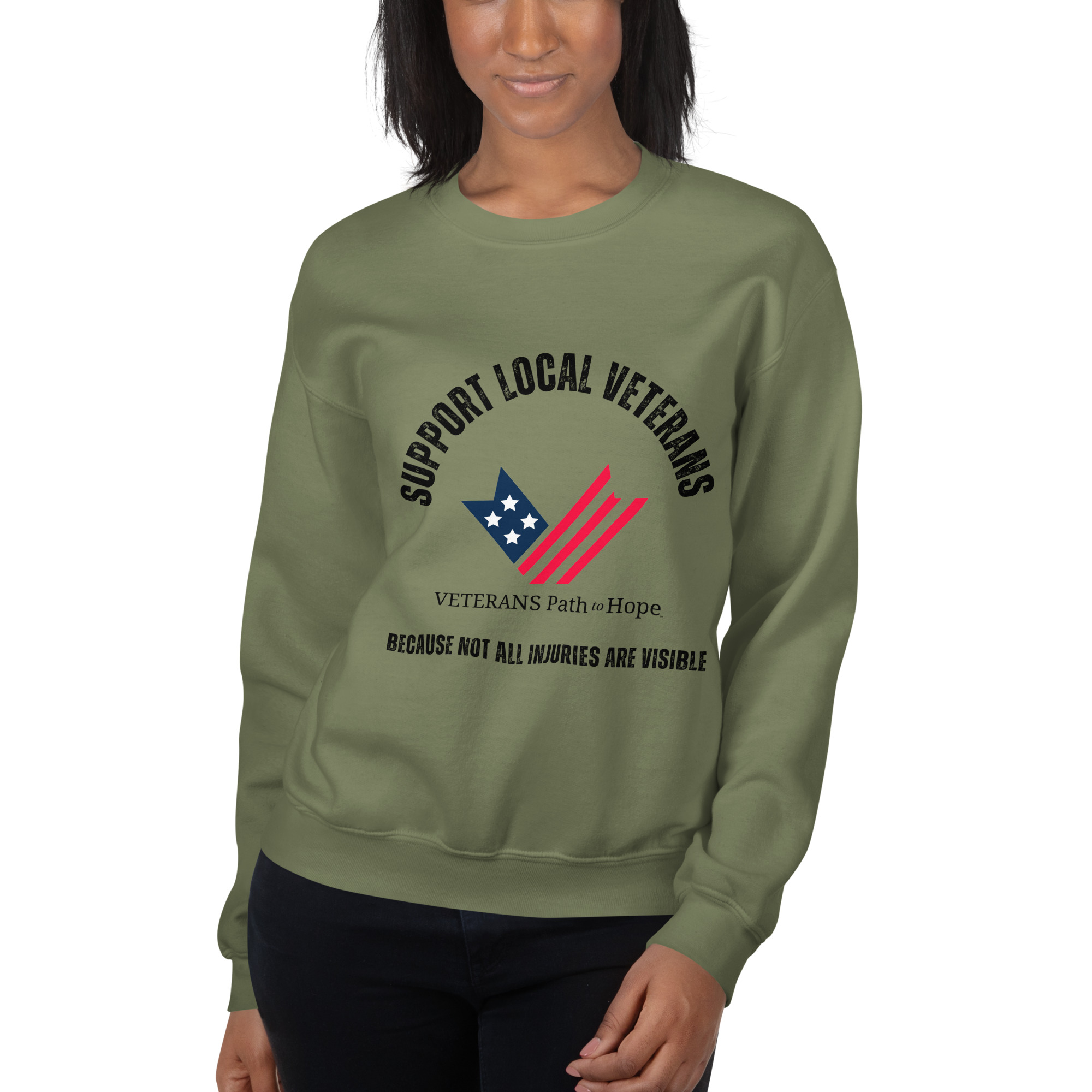 unisex-crew-neck-sweatshirt-military-green-front-693738f9cbb8a.jpg